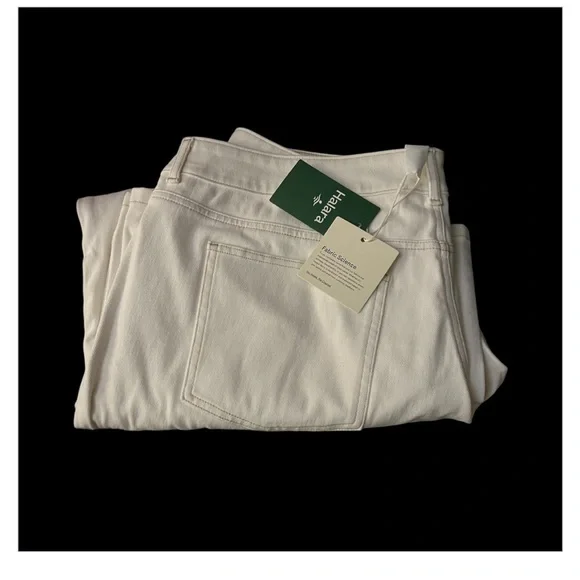 Halara Flex Asymmetric Low Rise Zipper Pockets Baggy White XL Petite - Picture 13 of 14